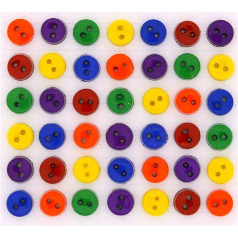 Dress It Up Tiny Primary 1347 Buttons